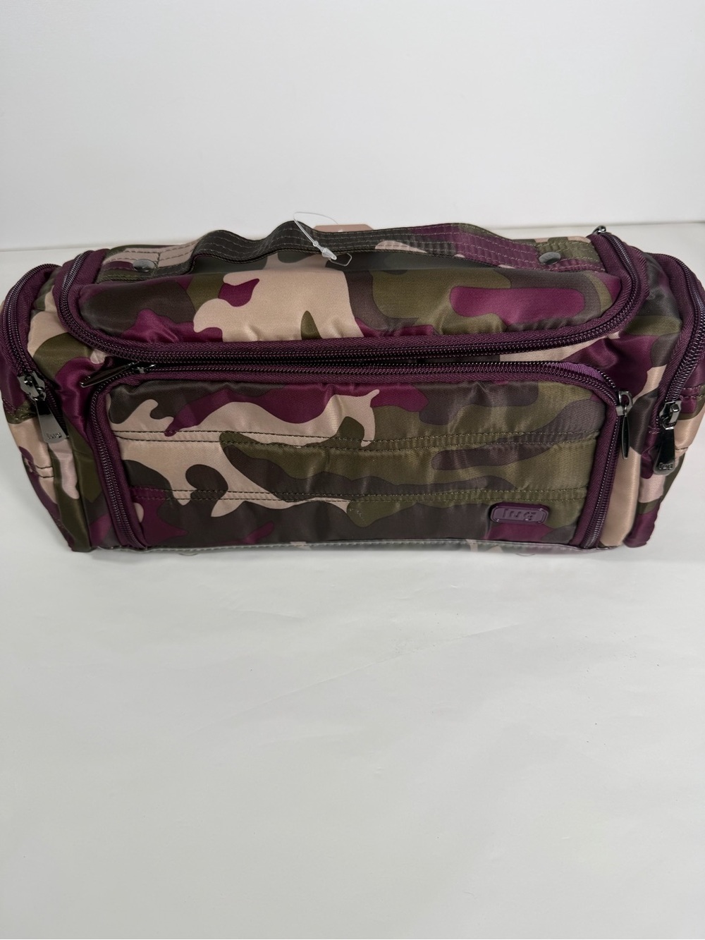 Lug Trolley Cosmetic Case purple camo NWT
